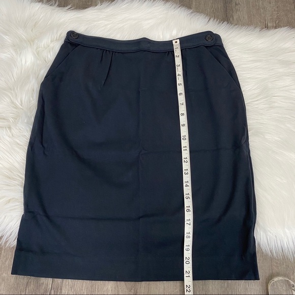 Pendleton Petite Black Pencil Skirt with Pockets - Picture 8 of 8